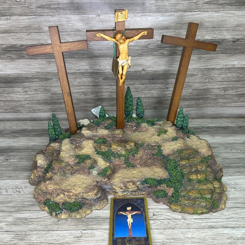 Fontanini Crucifixion Scene Roman 4 Piece Set 5" Life of Christ Collection